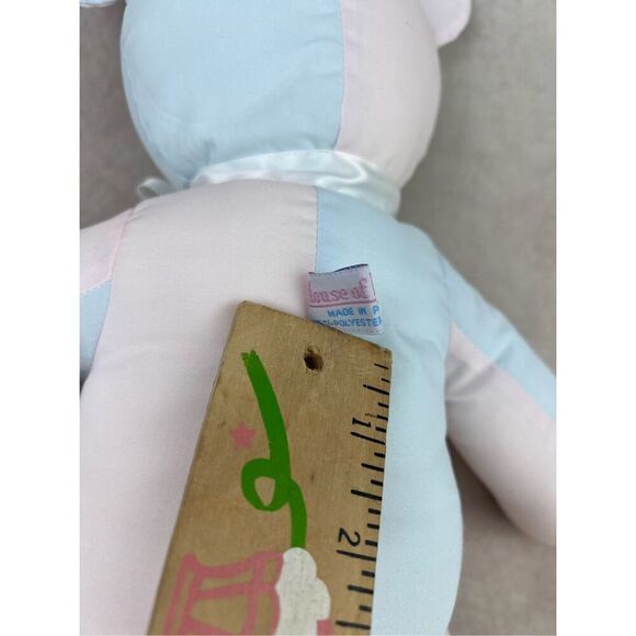 Vintage House of Hatten Embroidery Stuffed Bear Soft Toy Plush - Picture 7 of 7